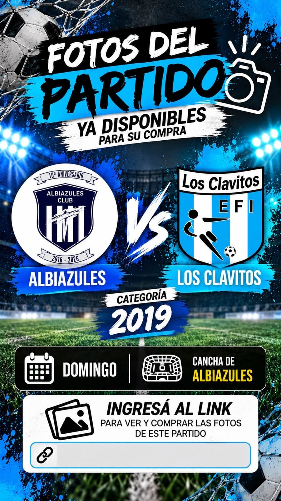 ALBIAZULES VS LOS CLAVITOS 2019