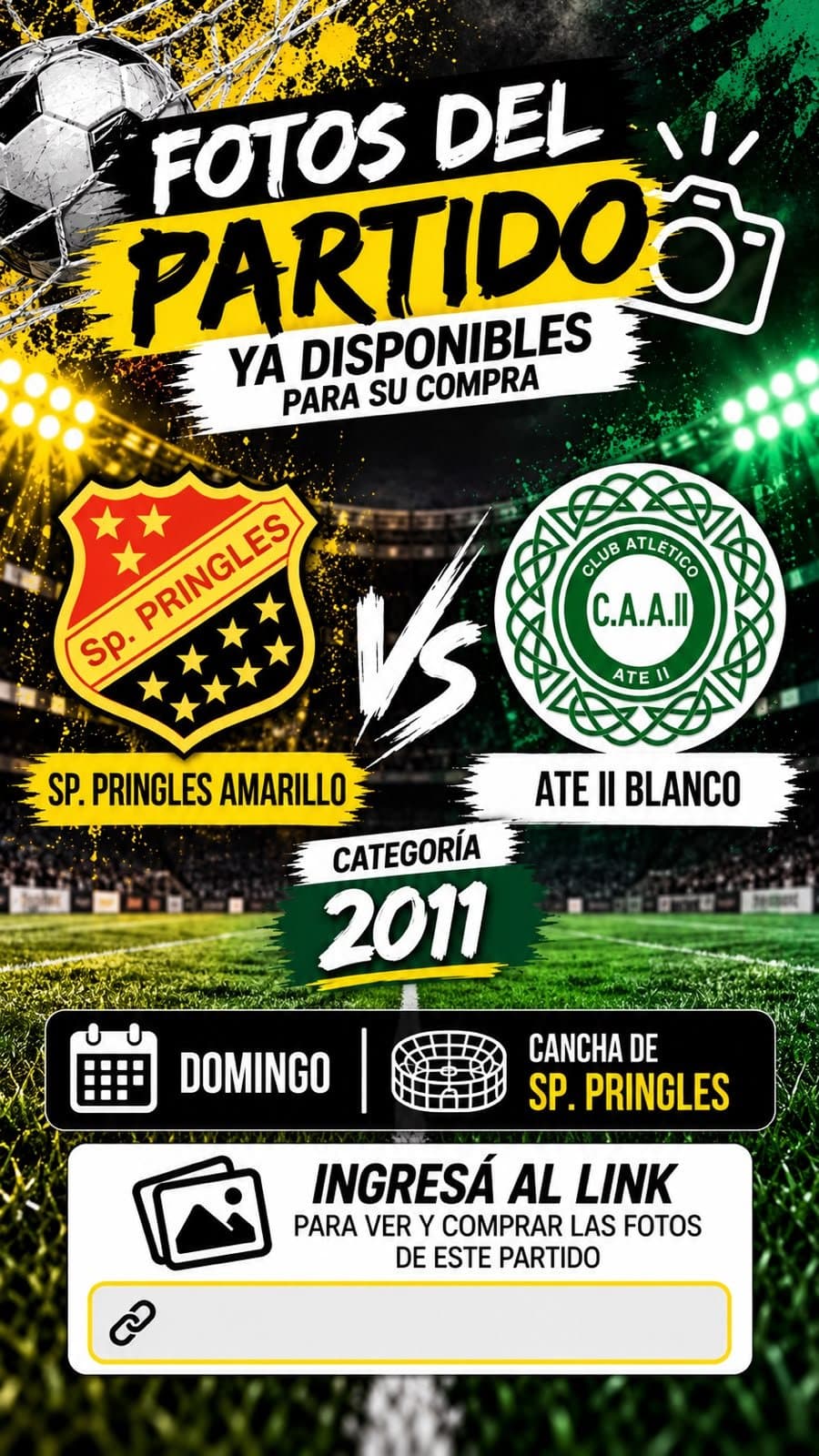 SP. PRINGLES AMARILLO VS ATE II BLANCO 2011