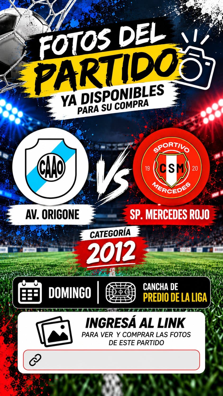 AV. ORIGONE VS SP. MERCEDES ROJO 2012