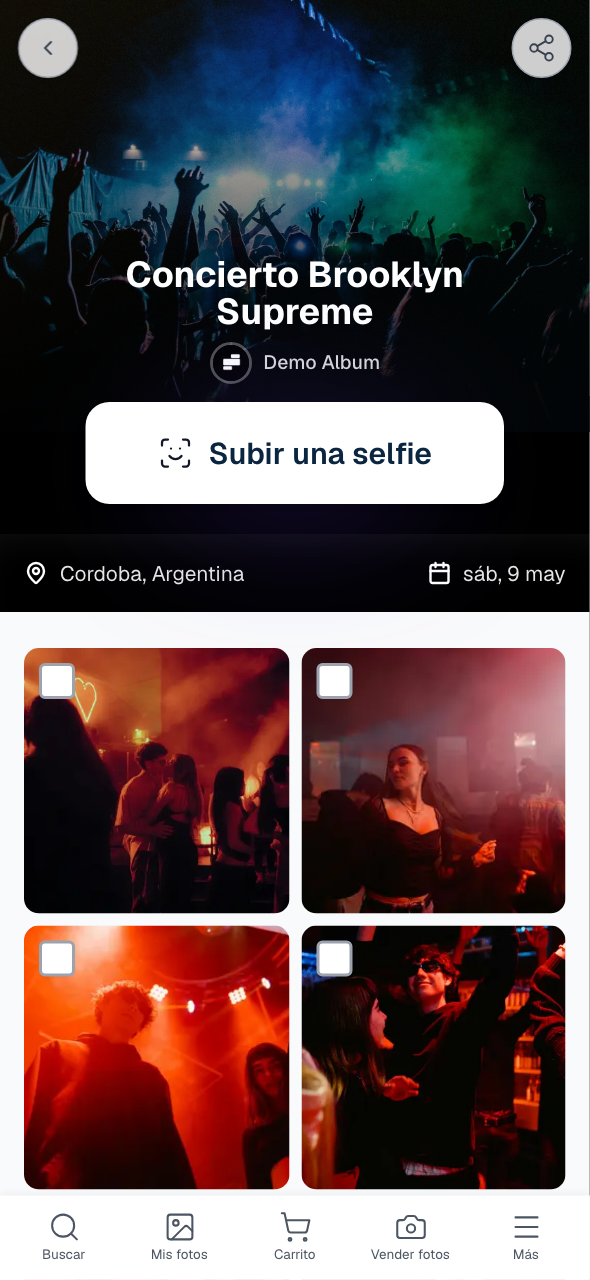 levelpic buyer album mobile preview